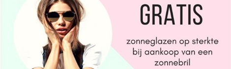 Zonneactie: zonnebril op sterkte = glazen cadeau!