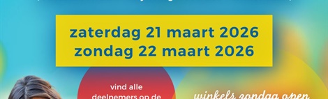 Shoppingweekend 21-22 maart